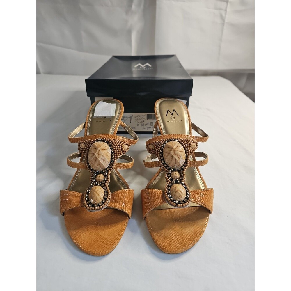 M by MARINELLI open toed mules size 8